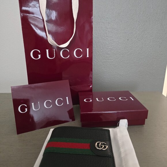 Authentic Mens Gucci wallet black - Picture 1 of 3